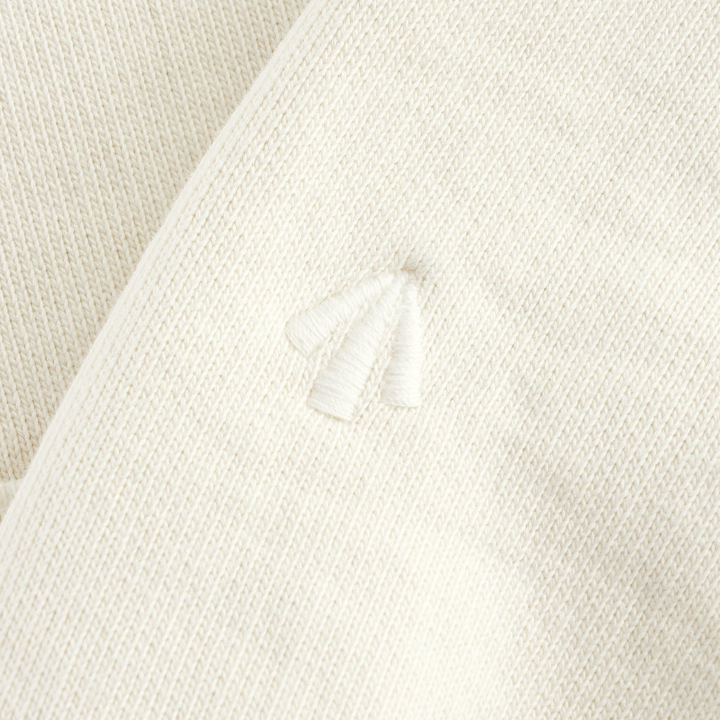 Embroidered Arrow Hoodie - Natural