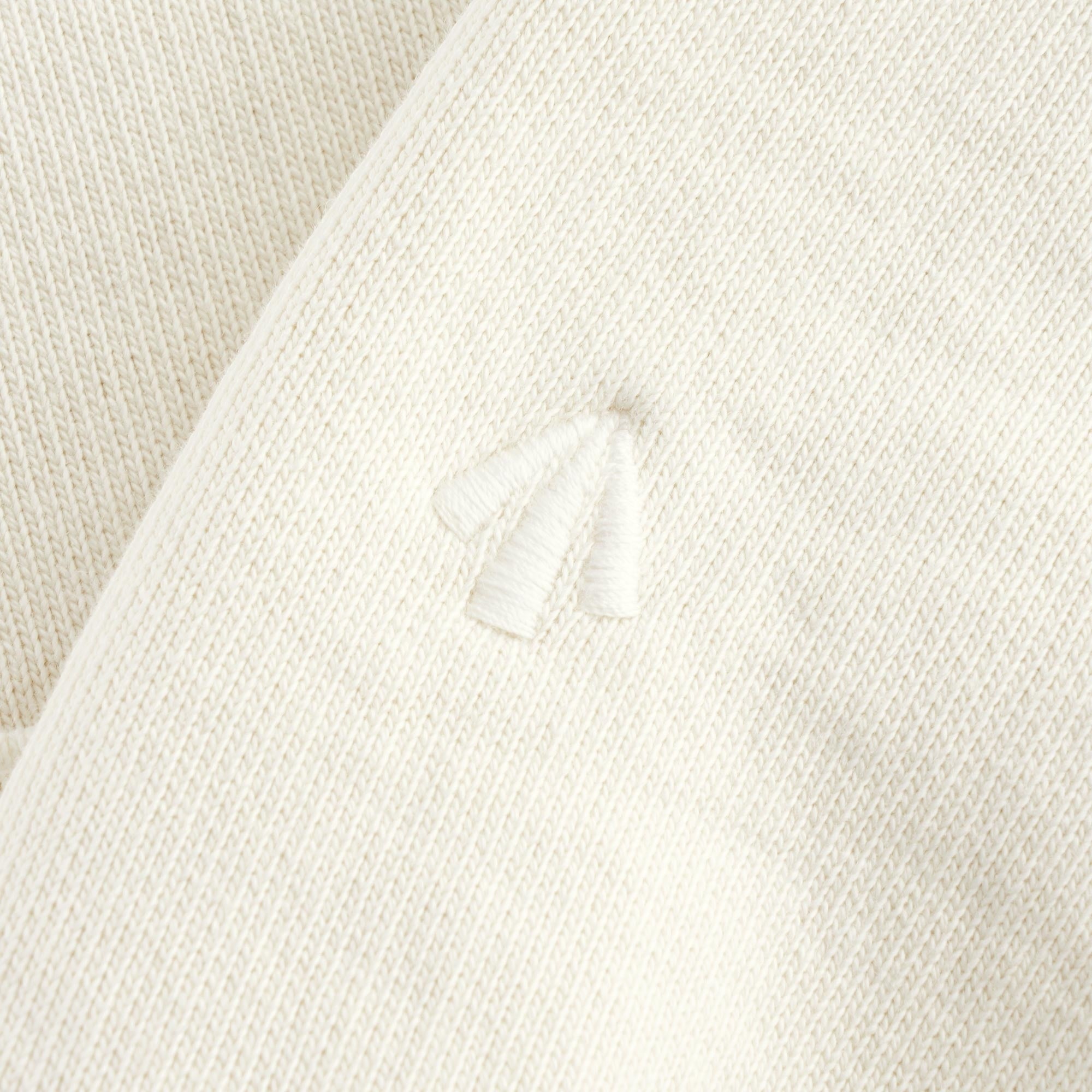 Embroidered Arrow Hoodie - Natural