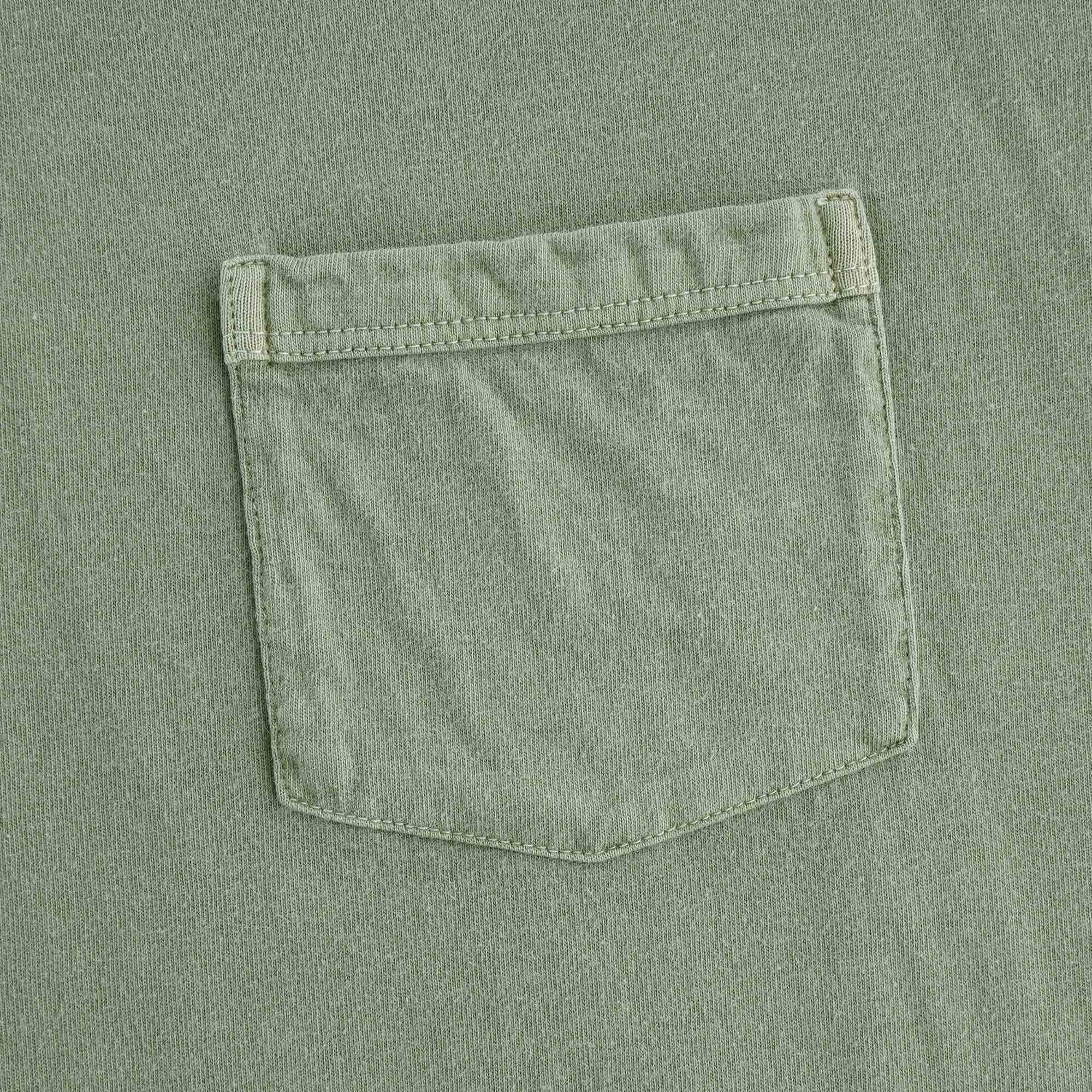 Military Pocket T-Shirt - Washed Army