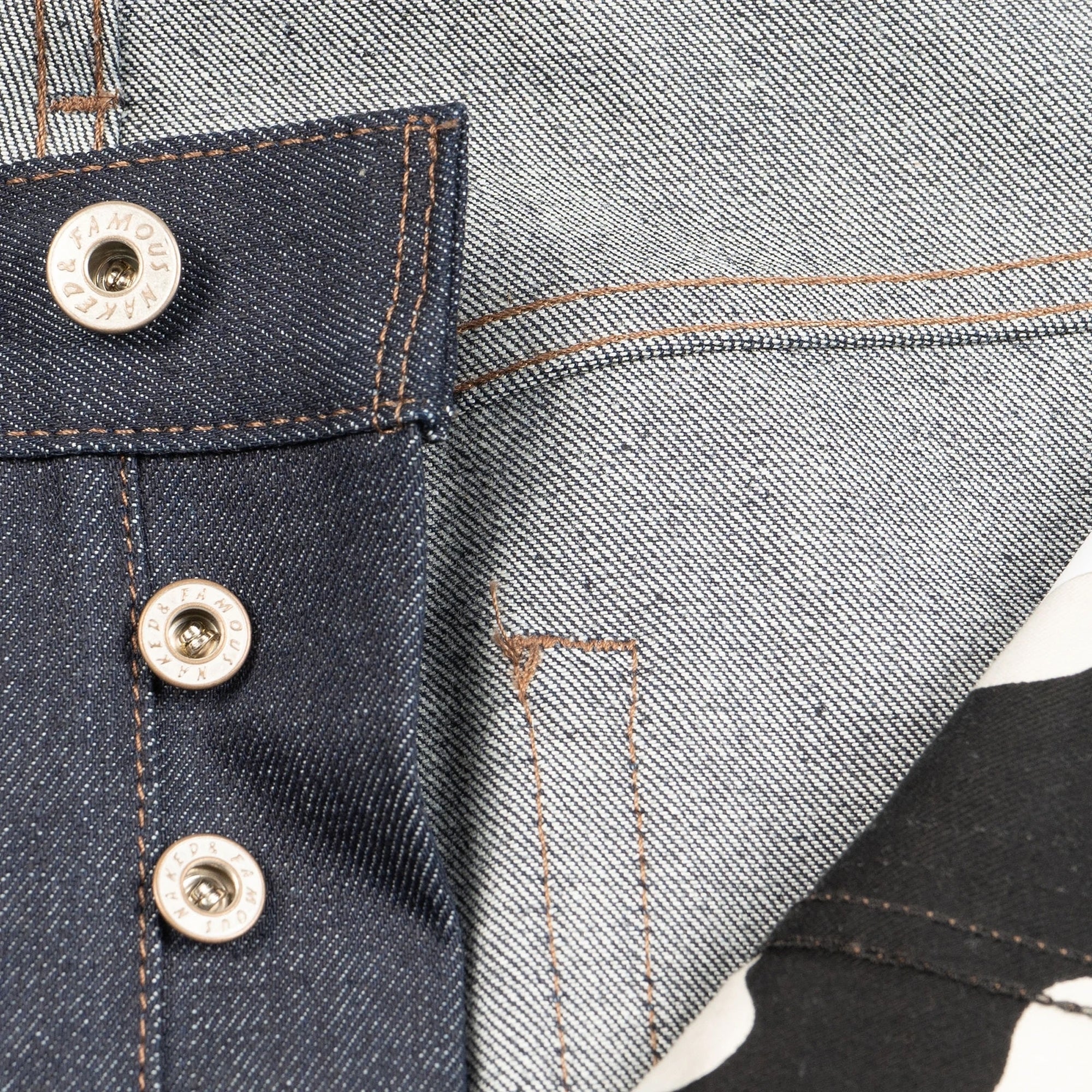 Easy Guy Milk Selvedge Denim Jeans - Indigo