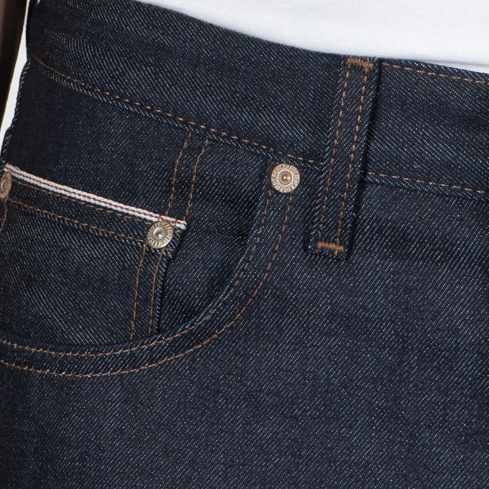 Easy Guy Milk Selvedge Denim Jeans - Indigo