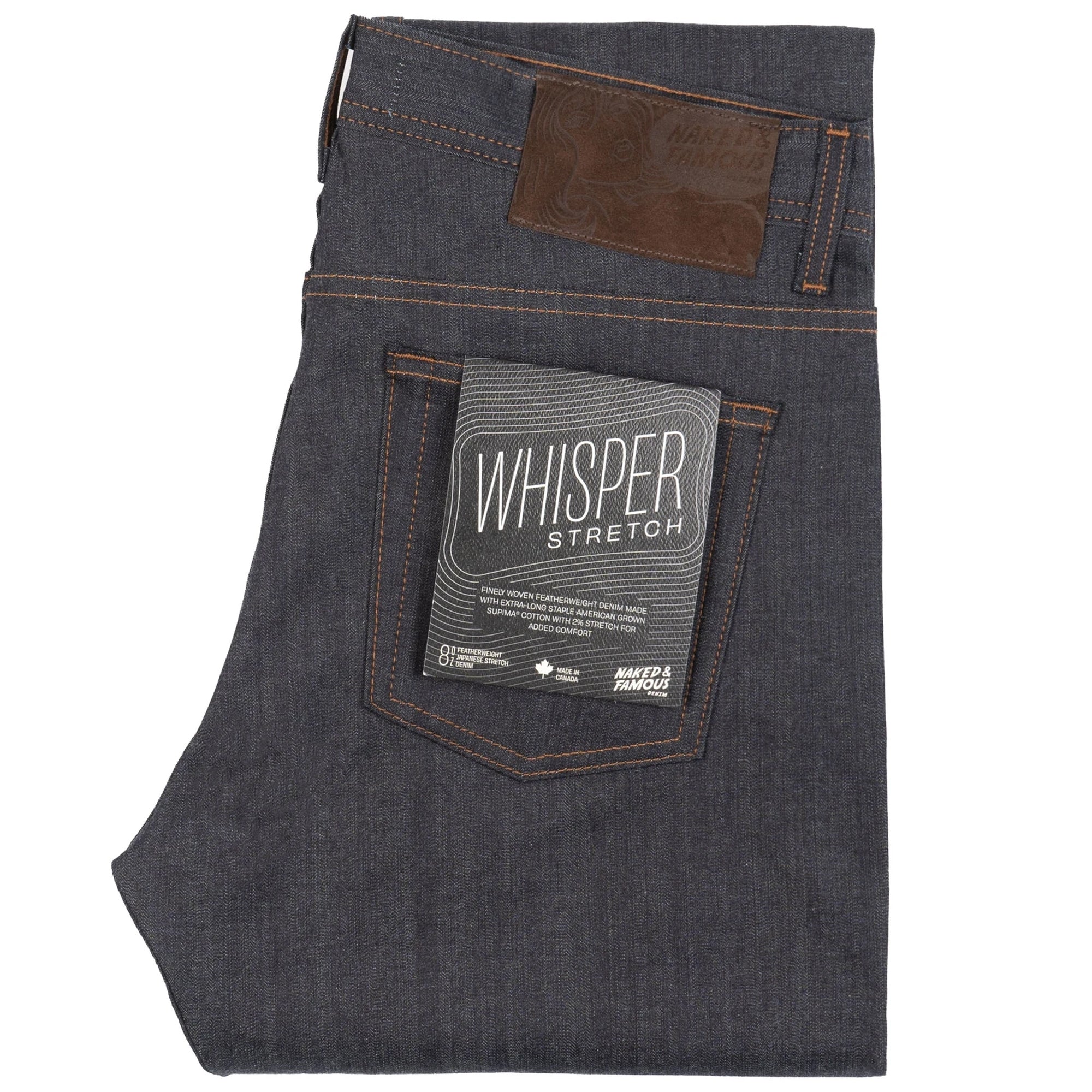 Weird Guy Whisper Stretch Denim - Indigo