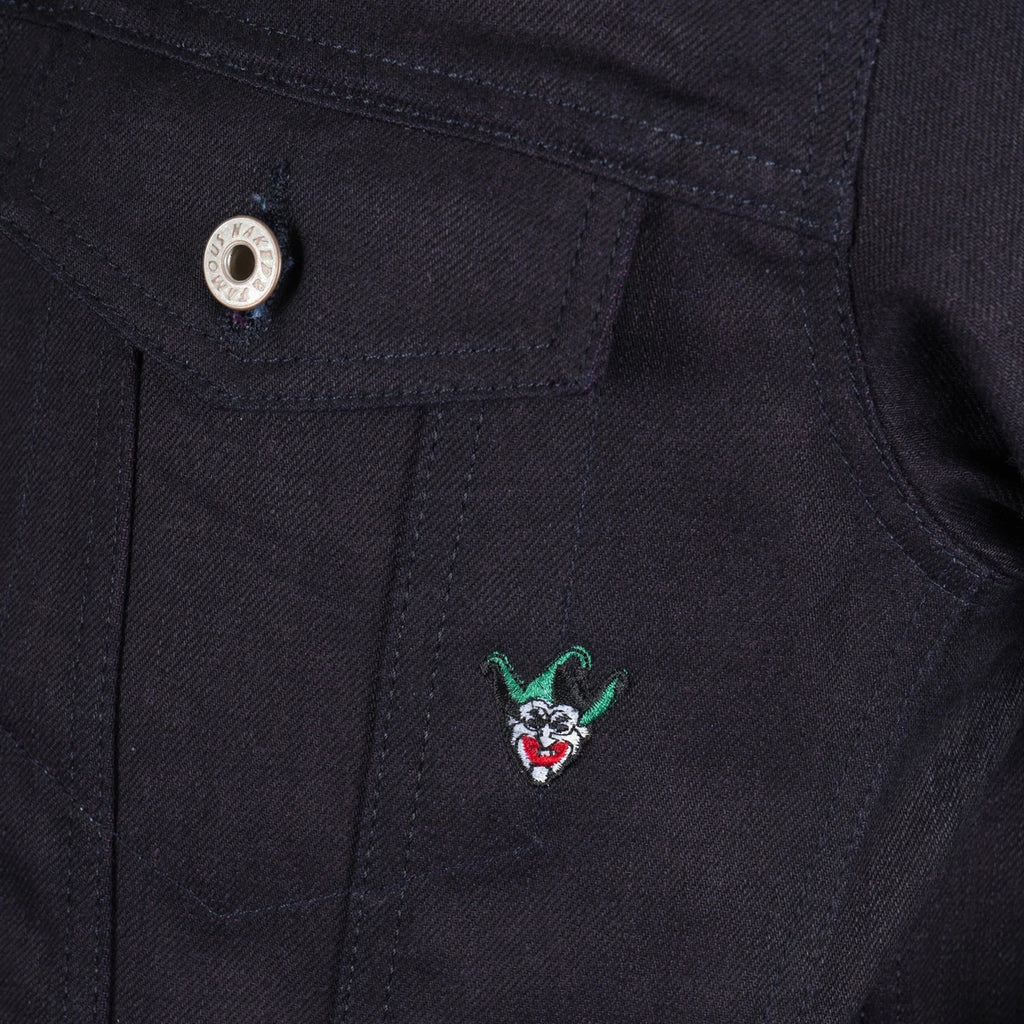 Joker The Clown Prince Of Crime Selvedge Denim Jacket - Indigo