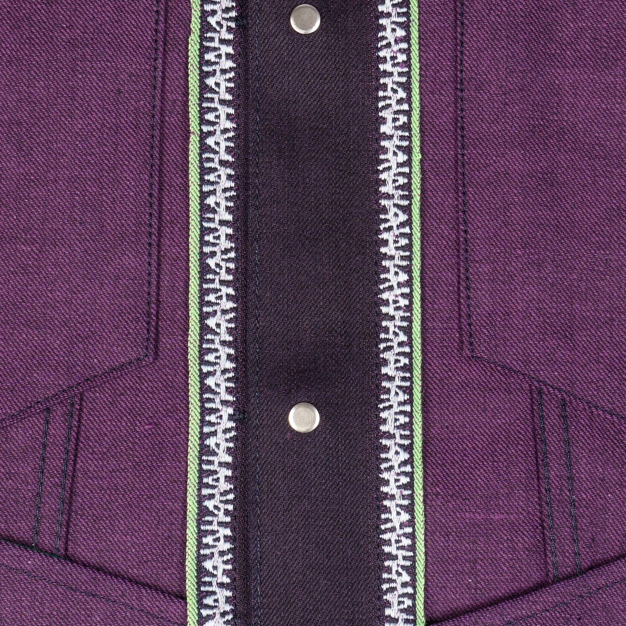 Joker The Clown Prince Of Crime Selvedge Denim Jacket - Indigo