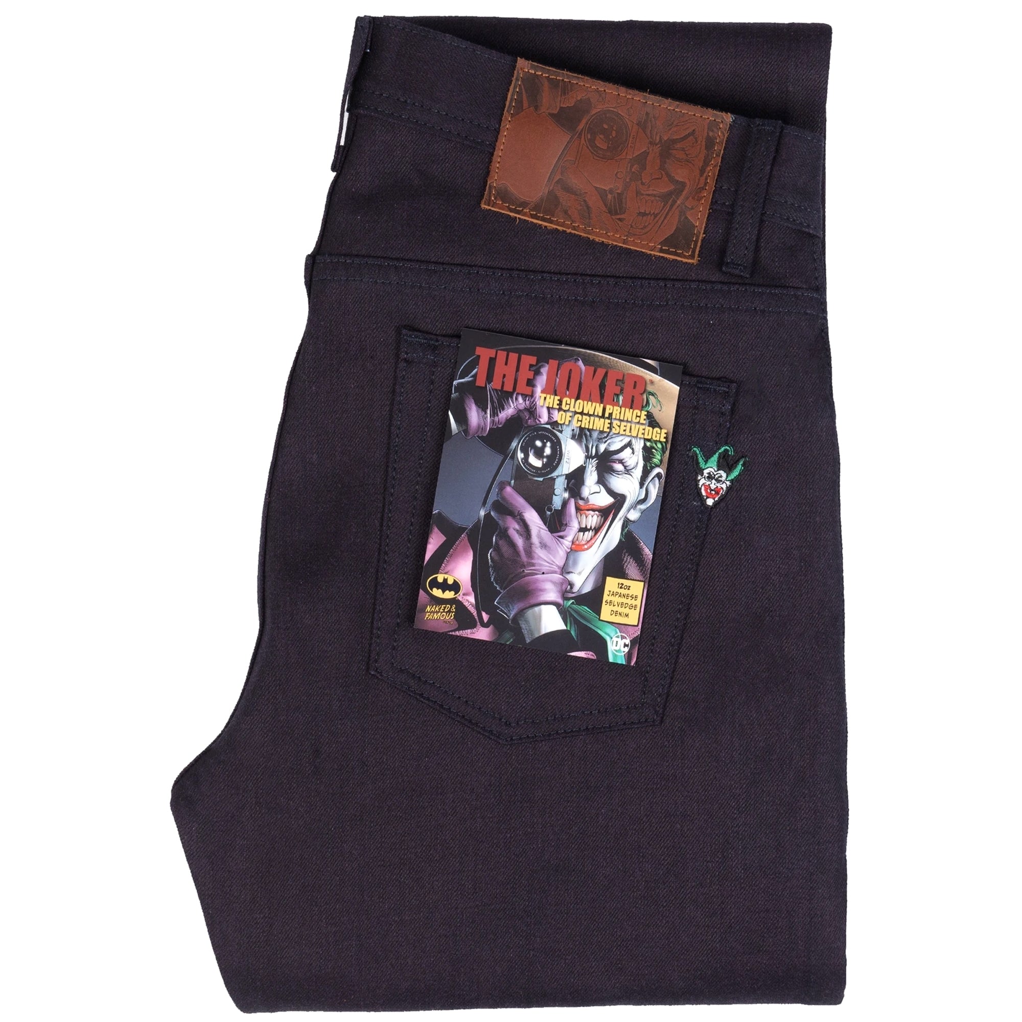 Easy Guy Joker The Clown Prince Of Crime Selvedge - Indigo