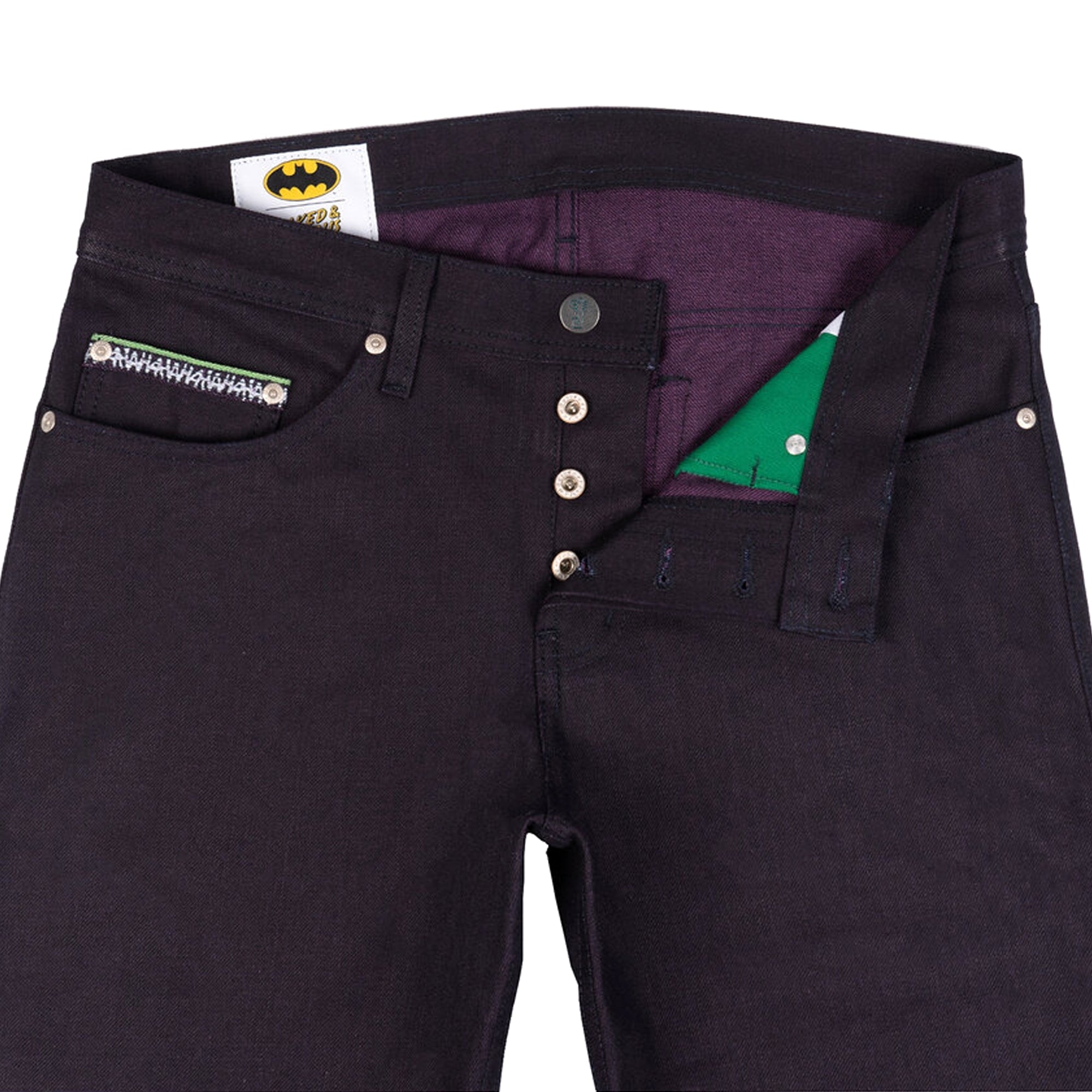 Easy Guy Joker The Clown Prince Of Crime Selvedge - Indigo