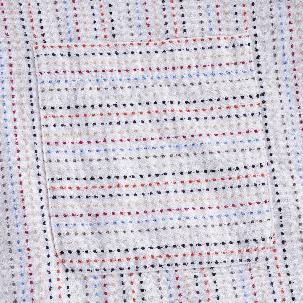 Short Sleeve Dot Shirt - White