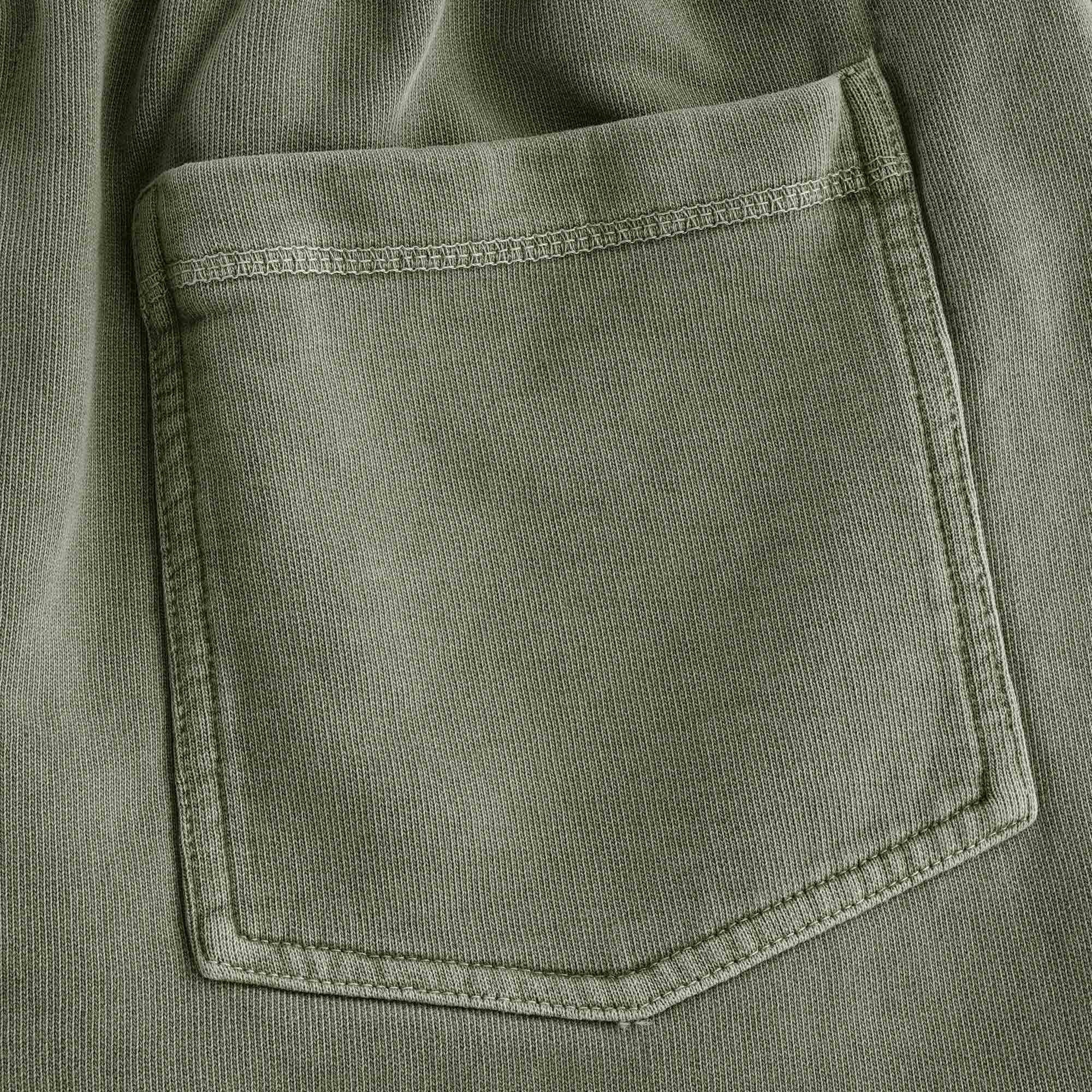 Embroidered Arrow Shorts - Washed Army