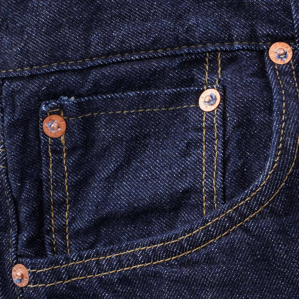 11oz Kaihara Regular Tapered Cropped Fit Jeans - Indigo