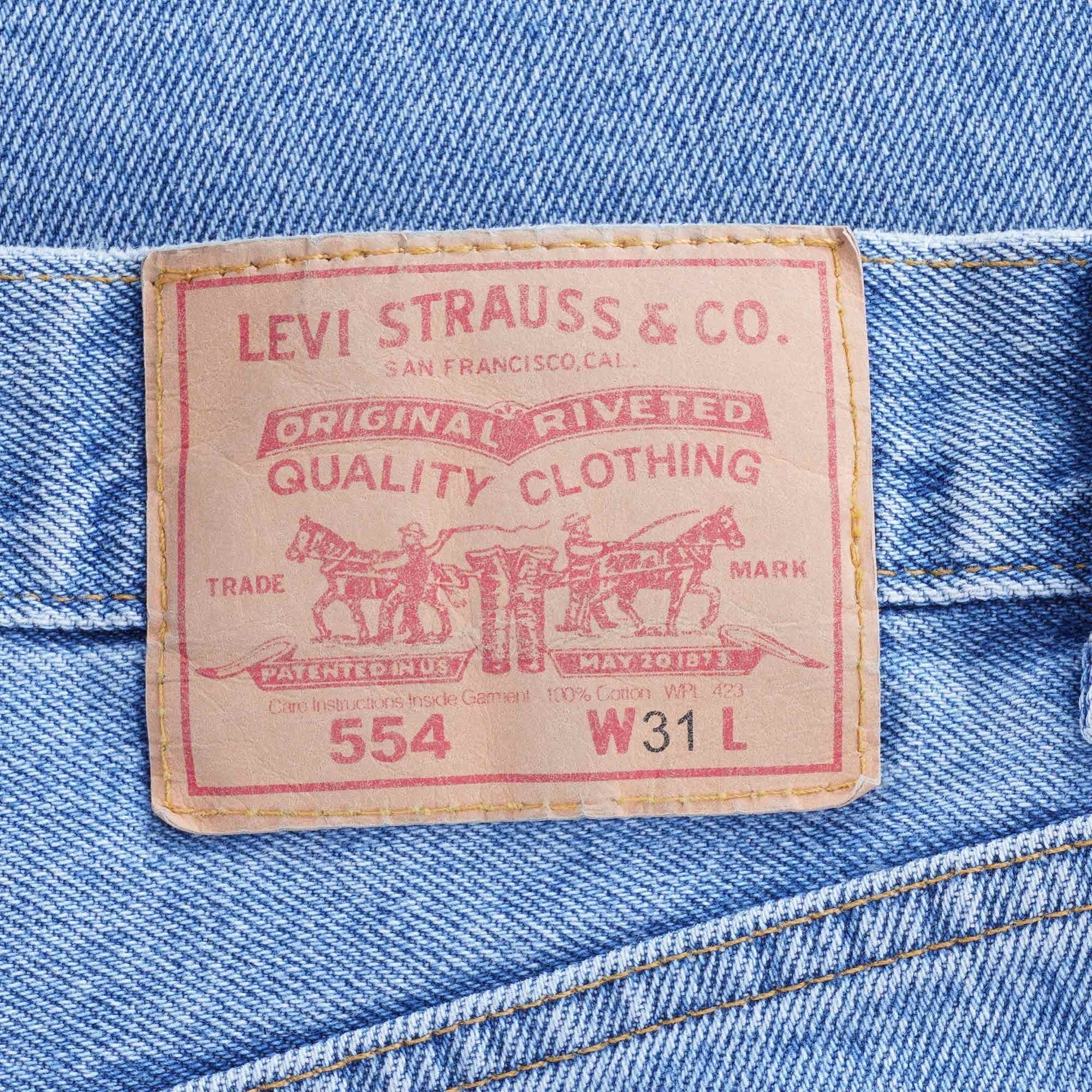 554 Relaxed 80s Jeans - Bright Stone
