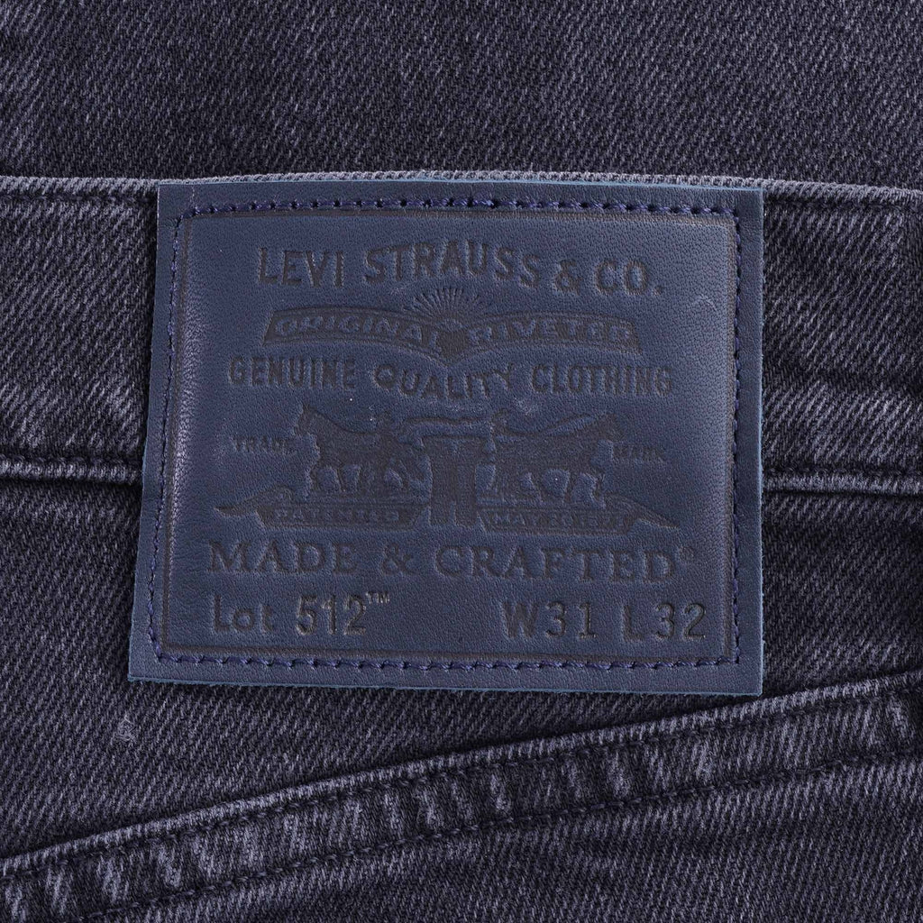 512 Slim Taper Jeans - Black Sparrow