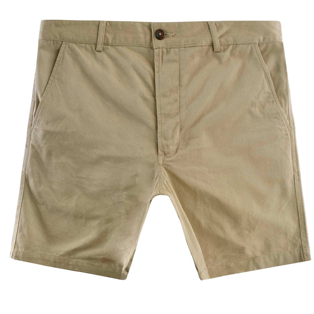 Twill Deck Shorts - Tan