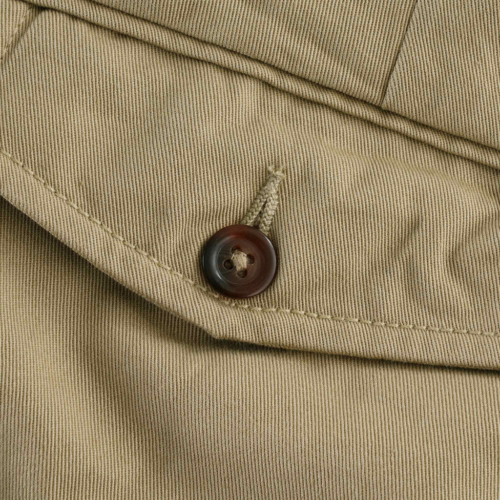Twill Deck Shorts - Tan