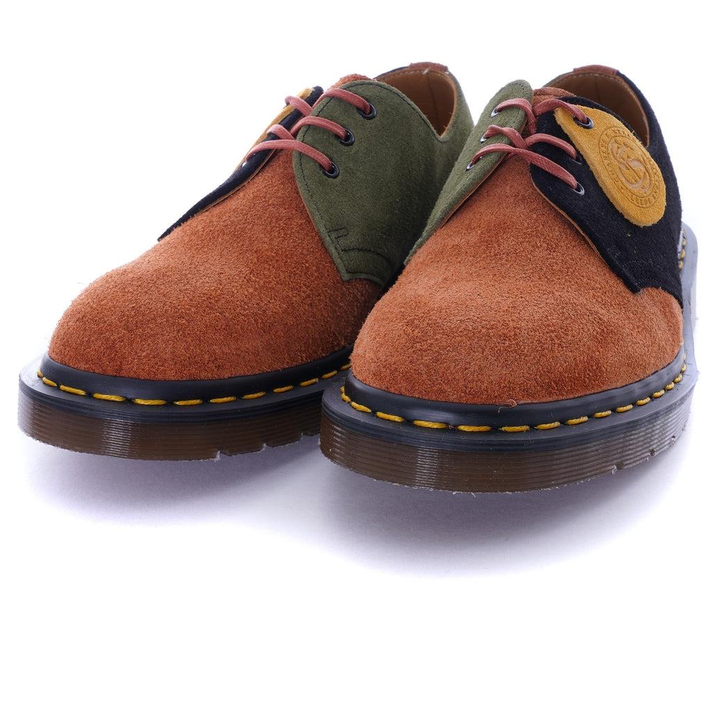 1461 Suede Lace Up Shoes - Tan/Army