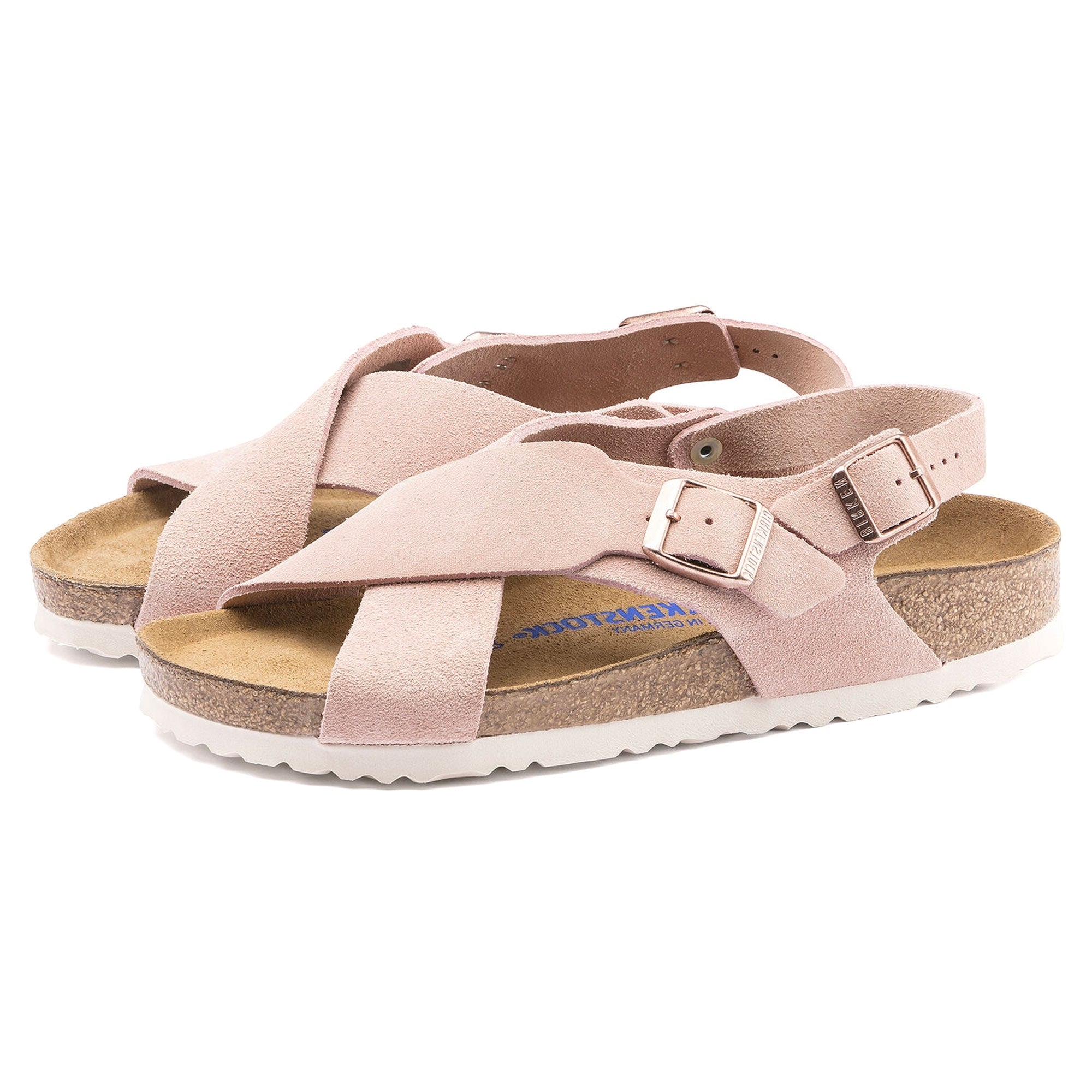 Tulum Suede Leather - Light Rose