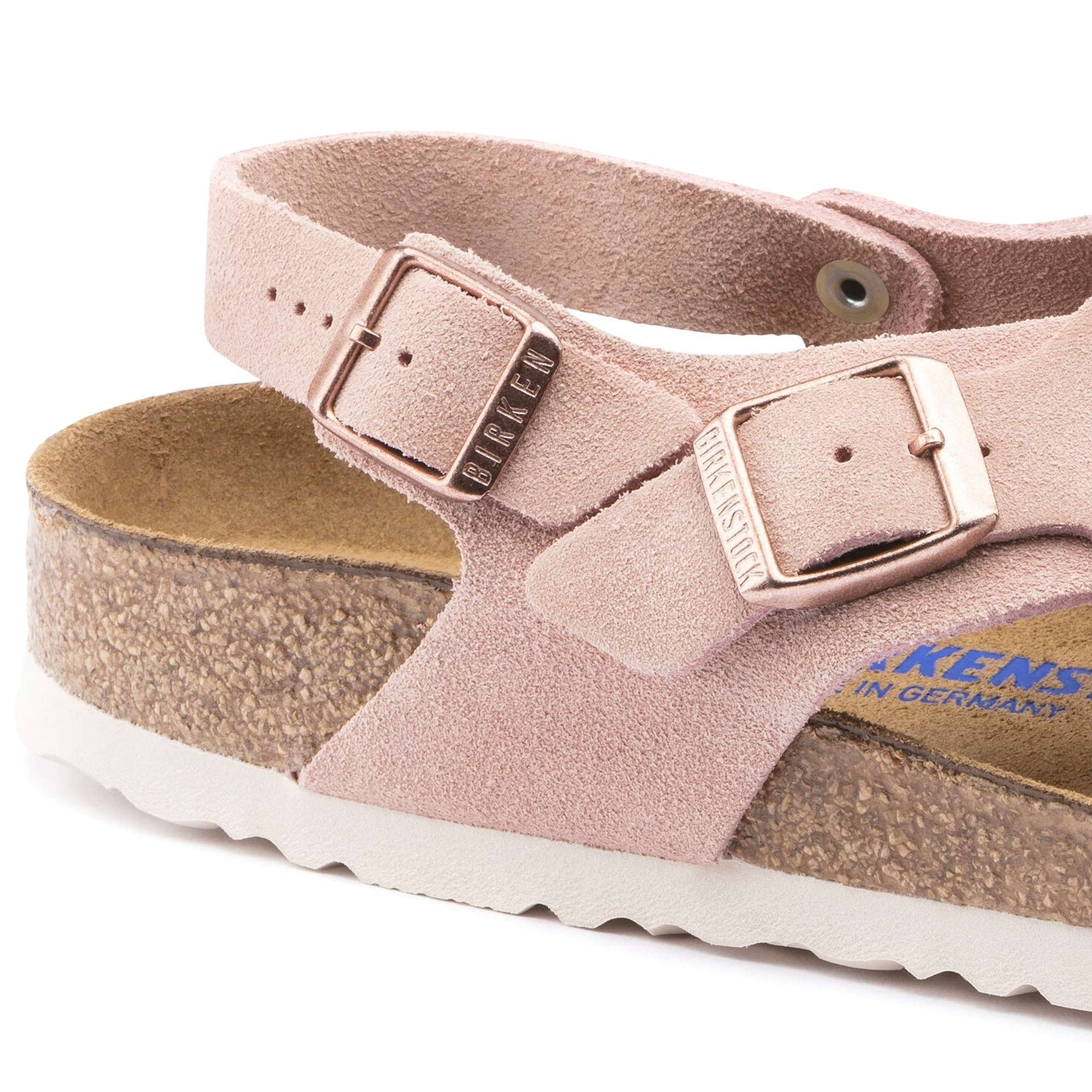 Tulum Suede Leather - Light Rose