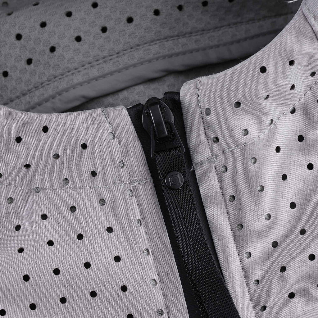 Soft Shell Hooded Jacket - Silver