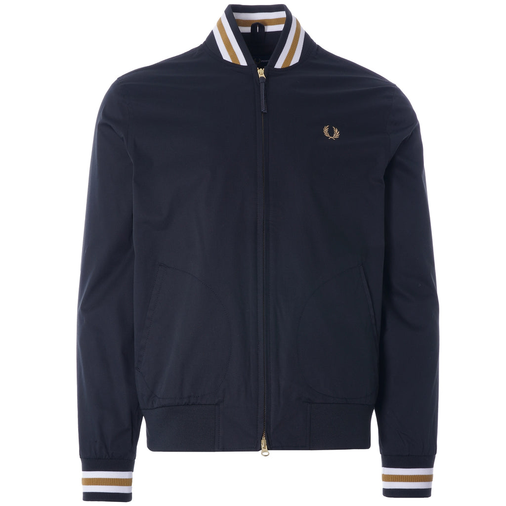 Tennis Bomber Jacket - Black