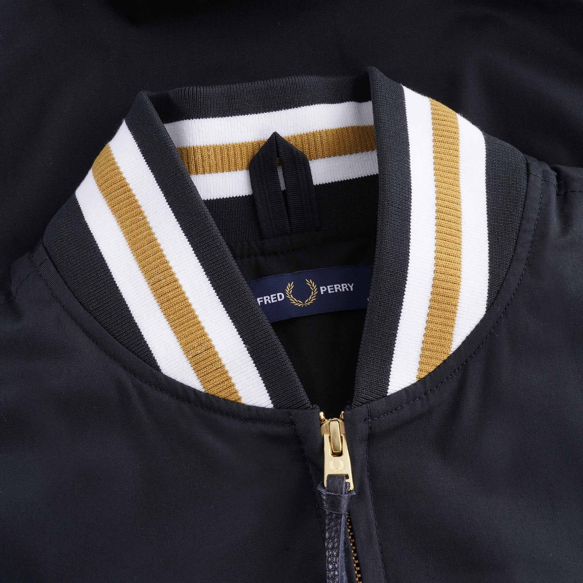 Tennis Bomber Jacket - Black