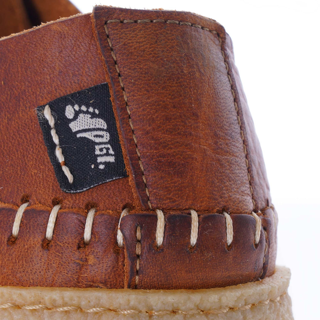 Hitch Tumbled Leather Shoe - Chestnut
