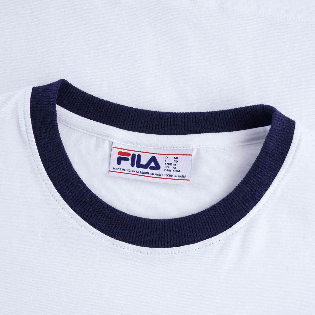 Silver Stripe T-Shirt - White