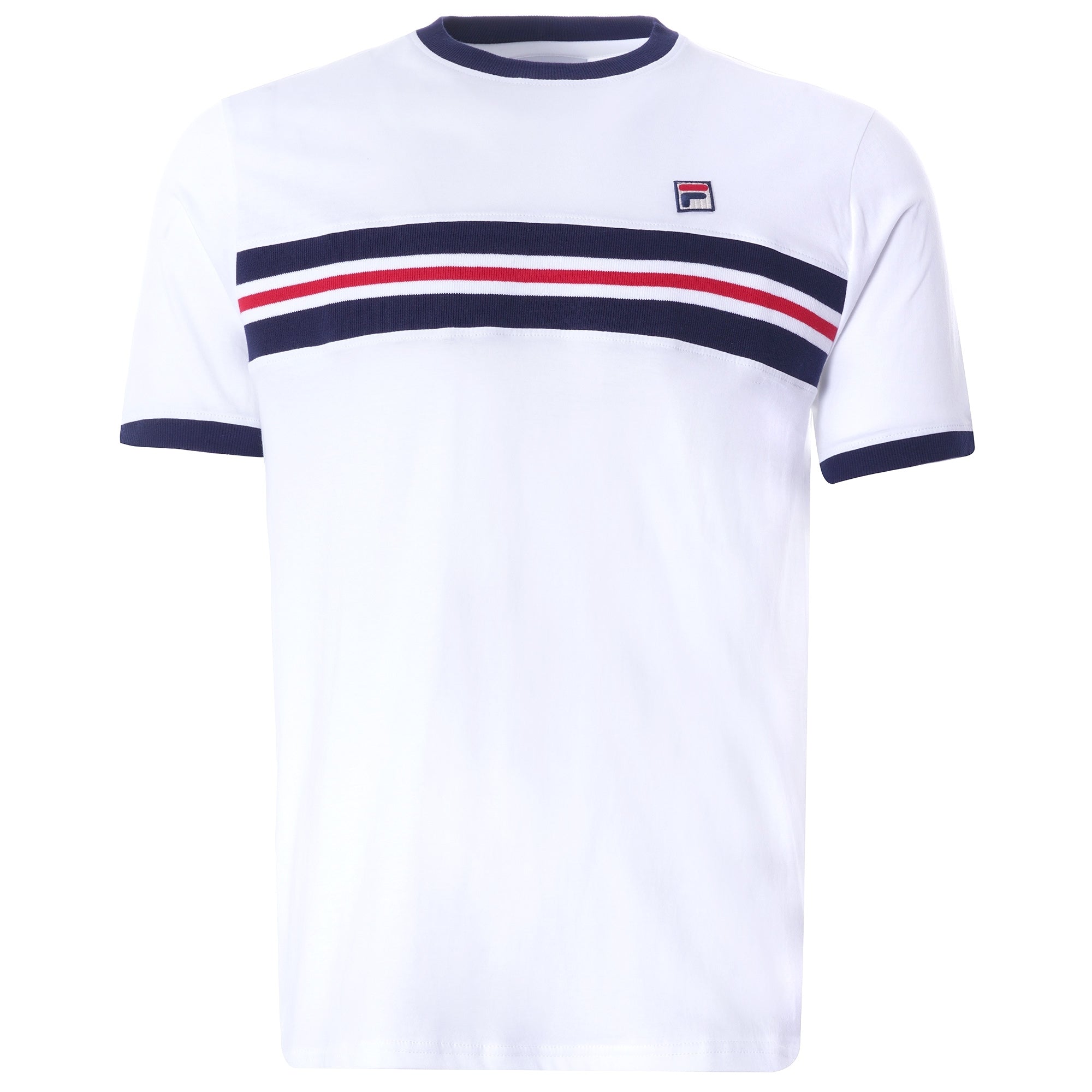 Silver Stripe T-Shirt - White