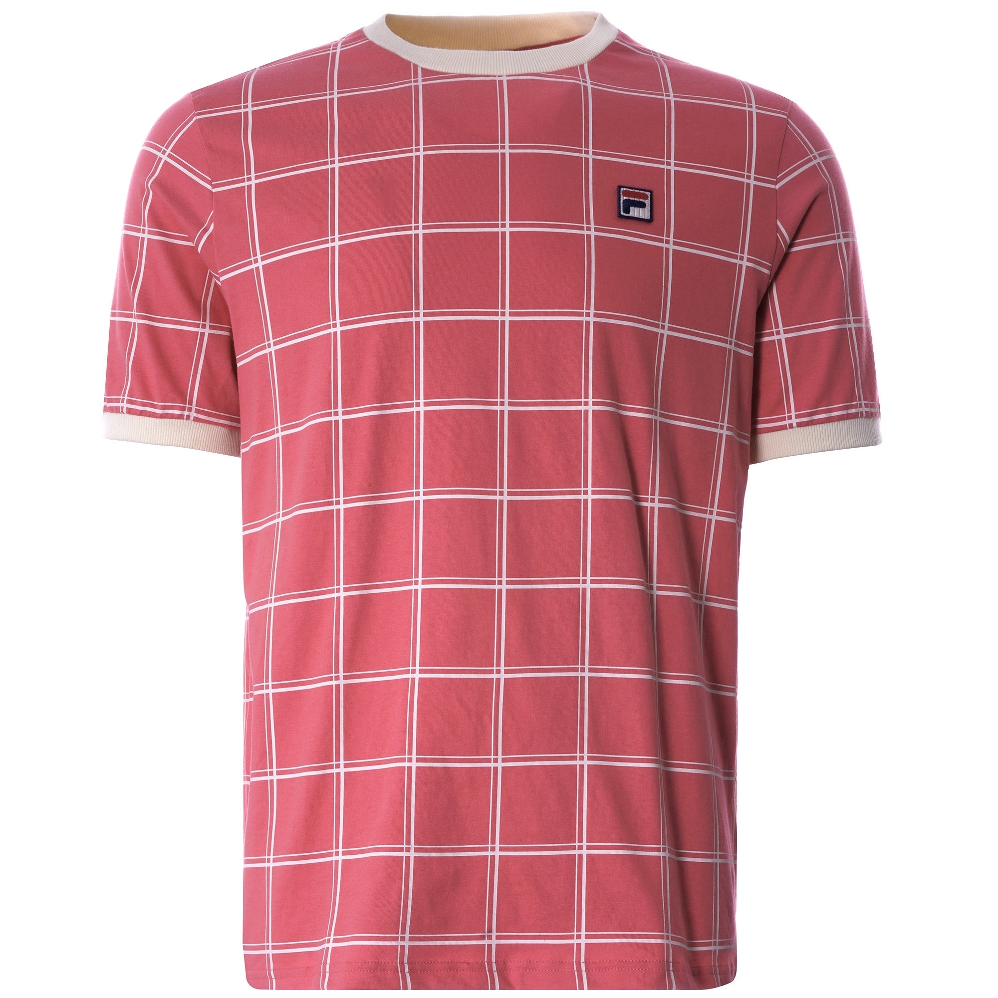 Slate Window Pane T-shirt - Tea Rose