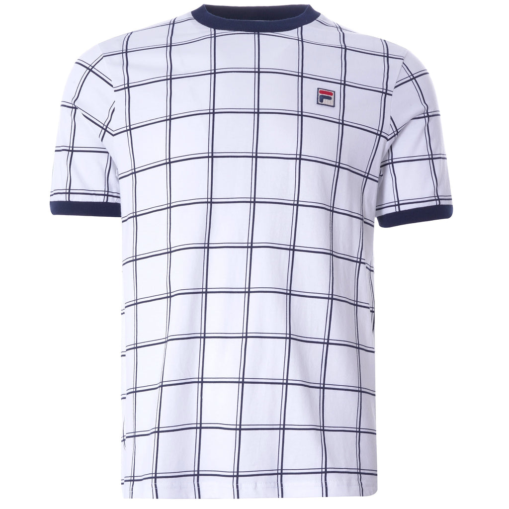 Slate Window Pane T-shirt - White