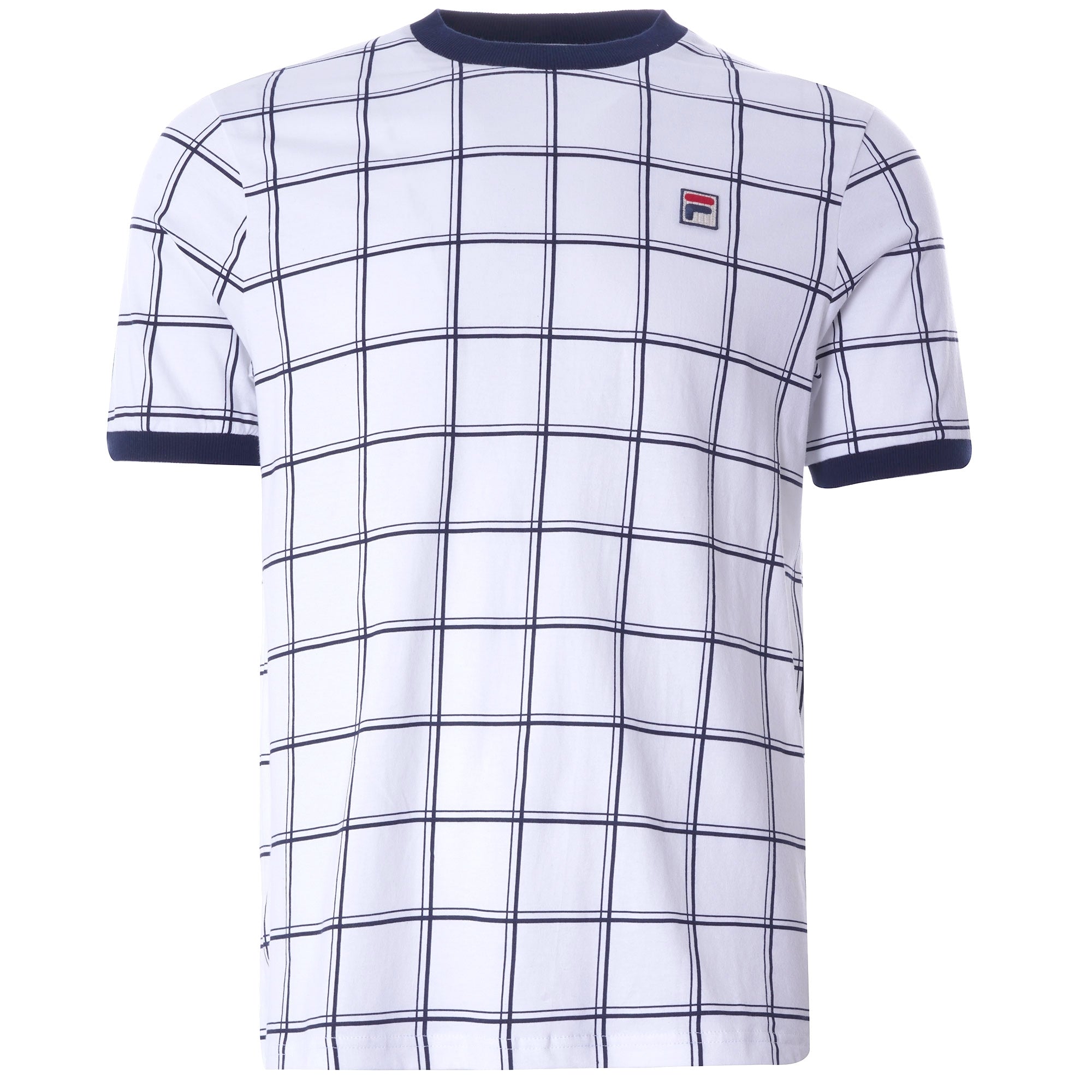 Slate Window Pane T-shirt - White
