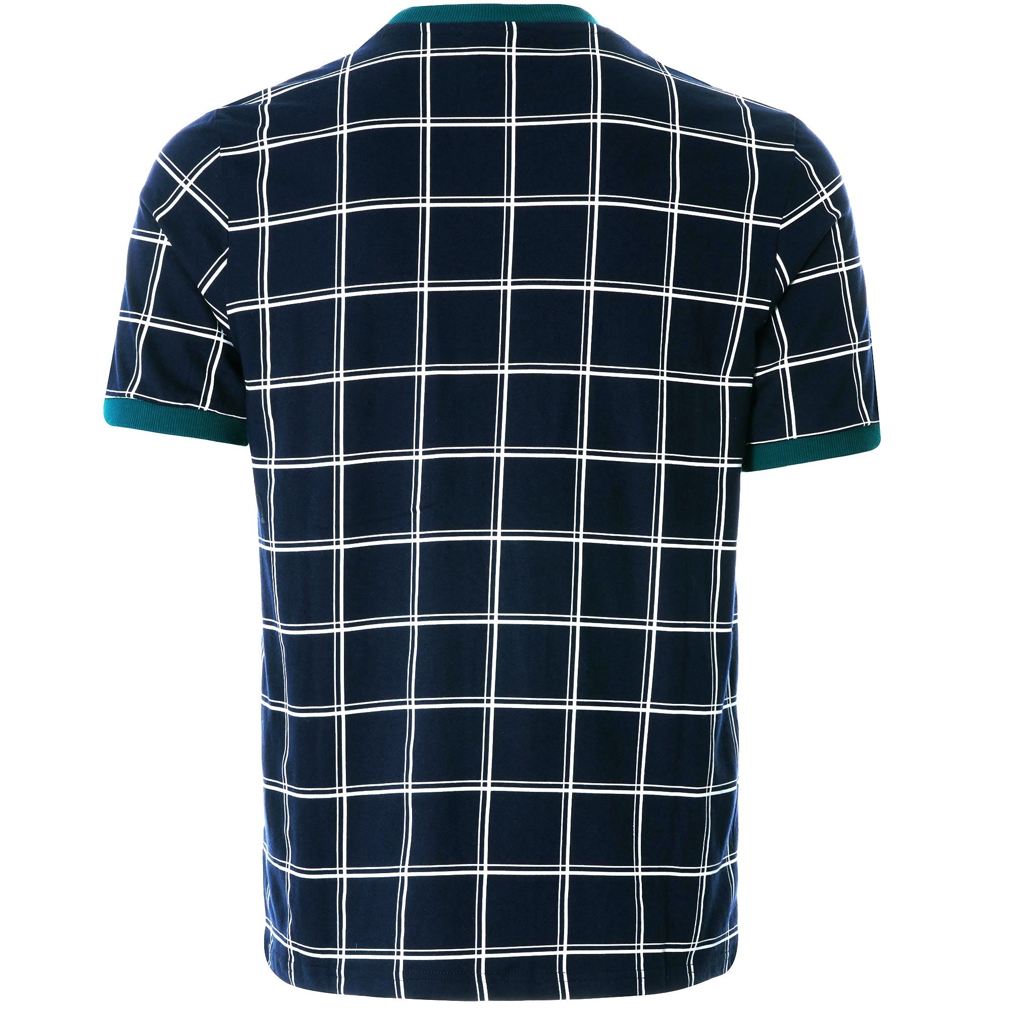 Slate Window Pane T-shirt - Peacoat
