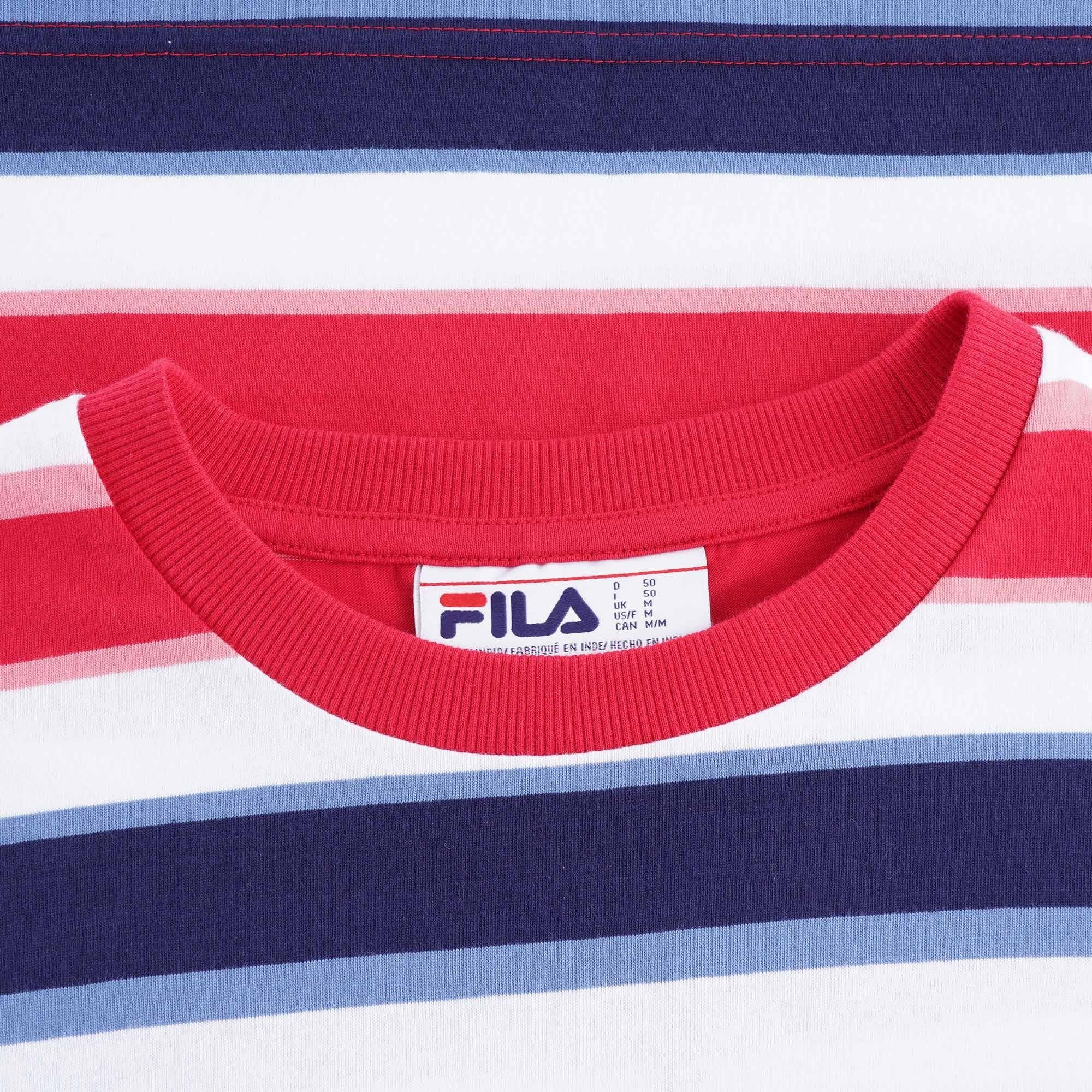 Pietersite Stripe T-Shirt - Chinese Red