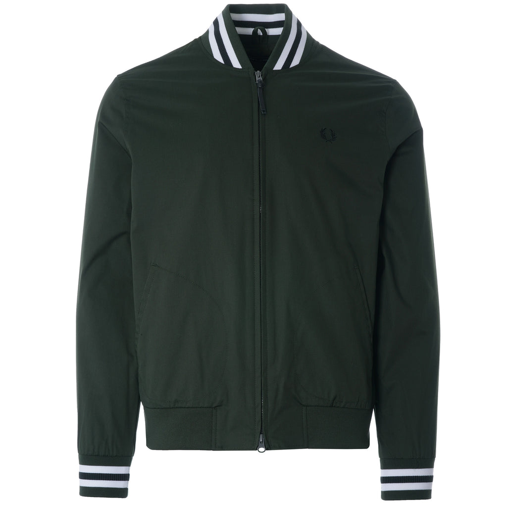 Tennis Bomber Jacket - Hunting Green
