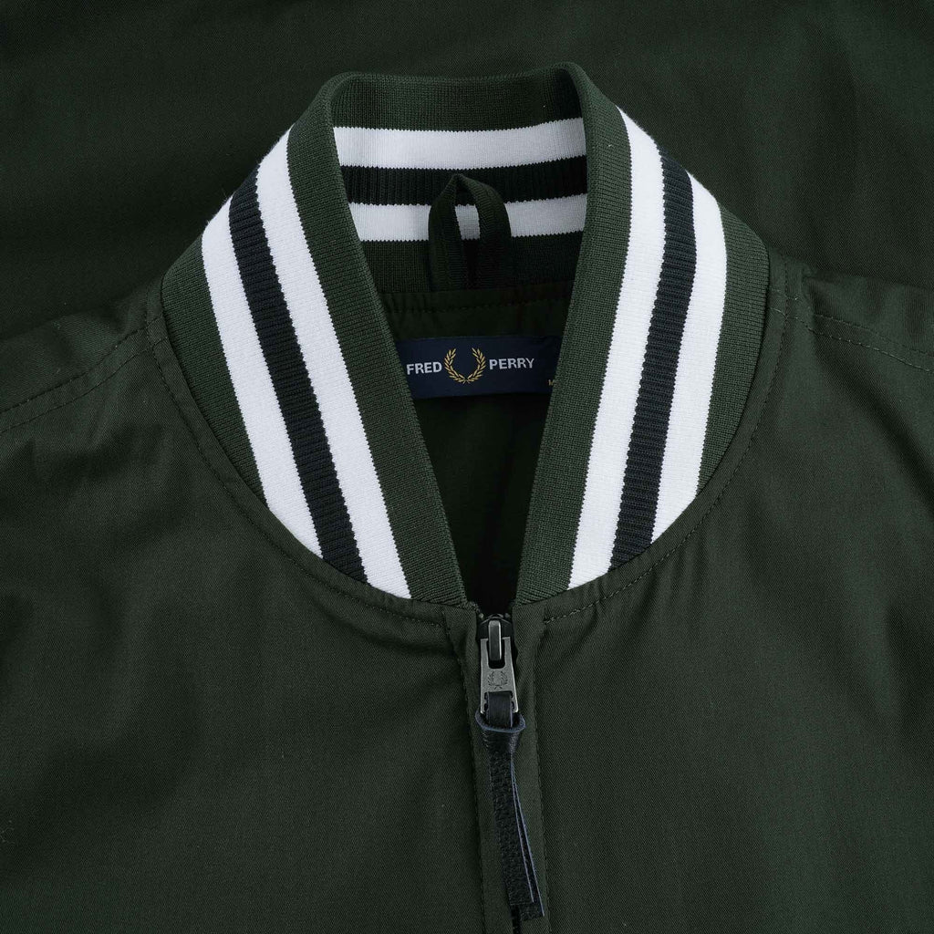 Tennis Bomber Jacket - Hunting Green