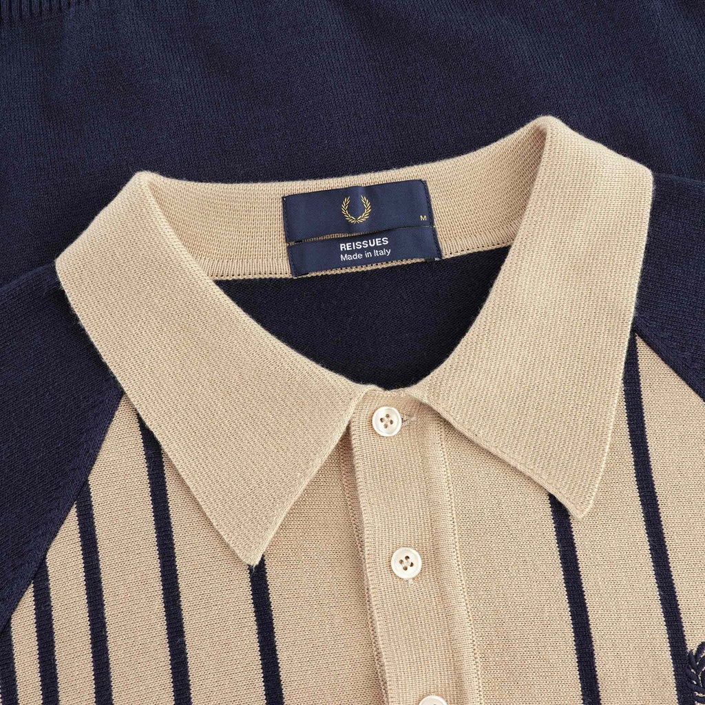 Knitted Polo - Carbon Blue