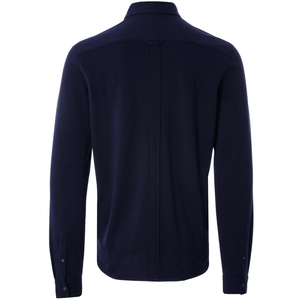 Pique Texture Shirt - Navy