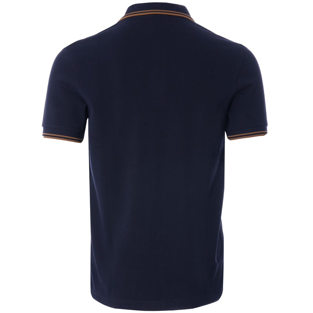 M3600 Twin Tipped Polo Shirt - Navy/Caramel