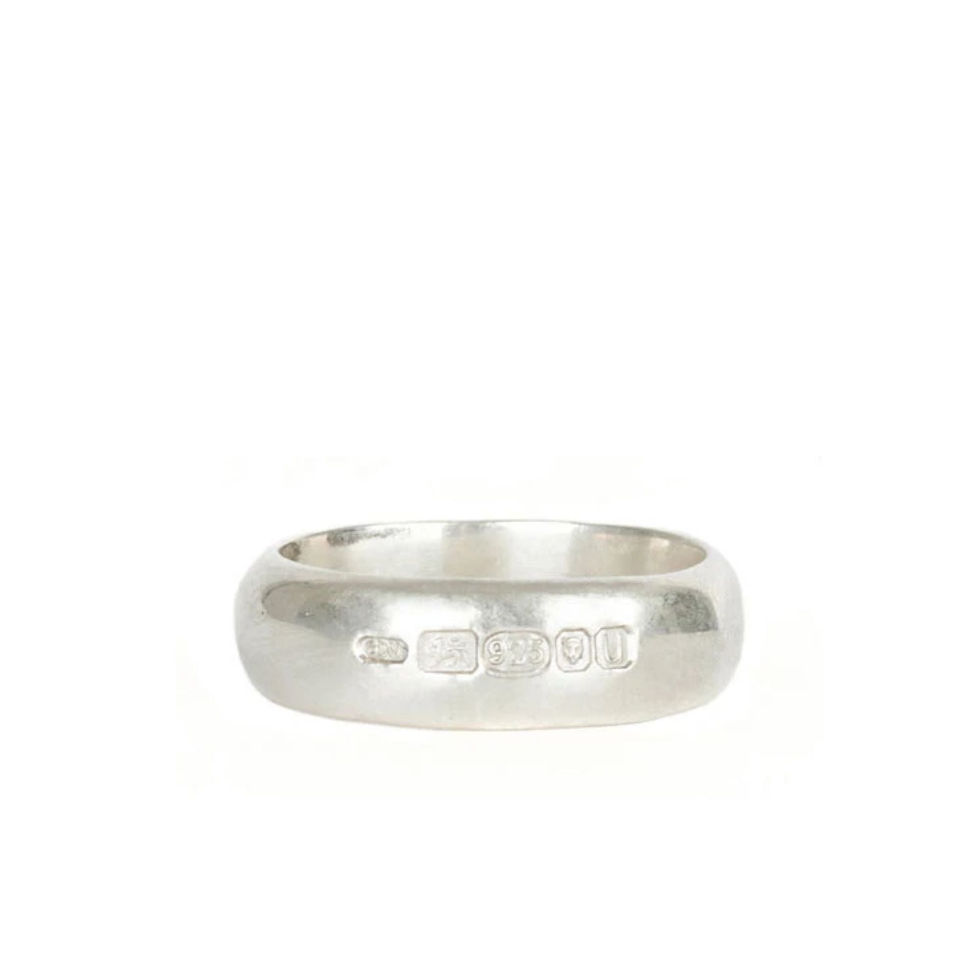 Silver Traditional Hallmark Ring - Silver