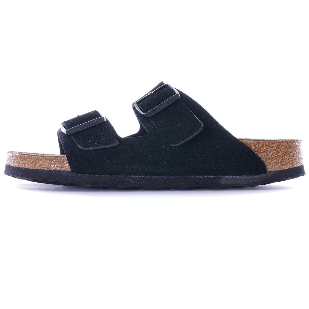 Womens Suede Arizona Soft Footbed - Black