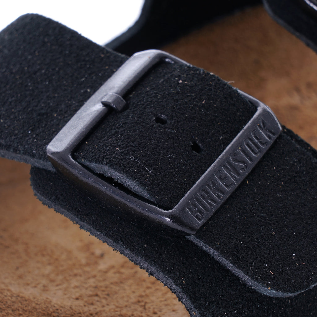 Womens Suede Arizona Soft Footbed - Black