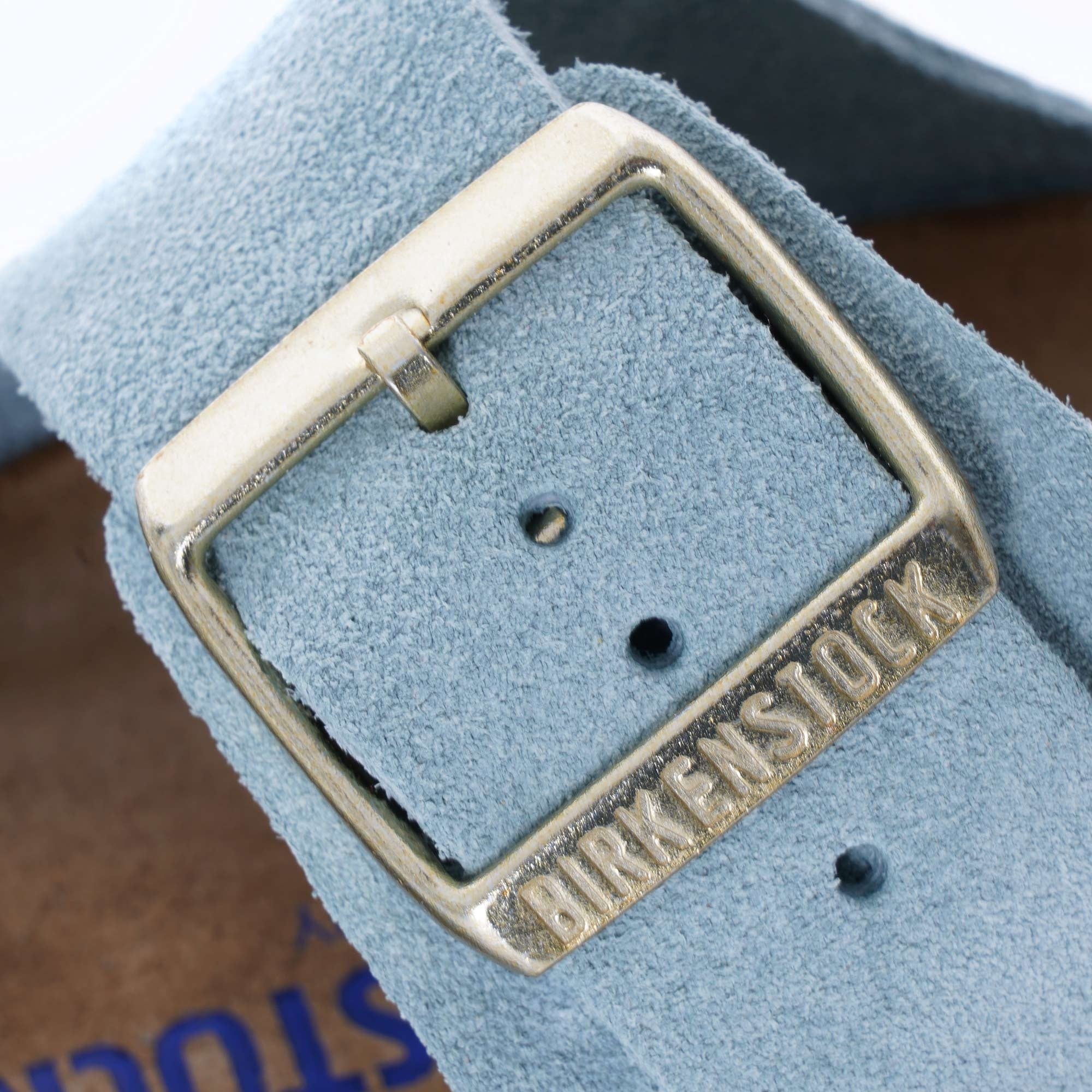 Womens Arizona Suede Soft Footbed - Light Blue