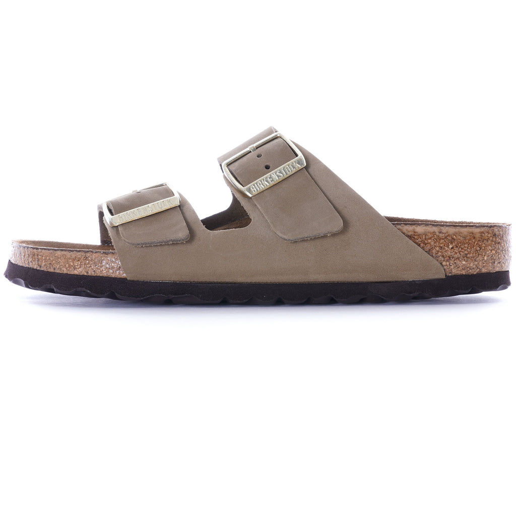Womens Nubuck Leather Arizona Soft Footbed - Faded Khaki