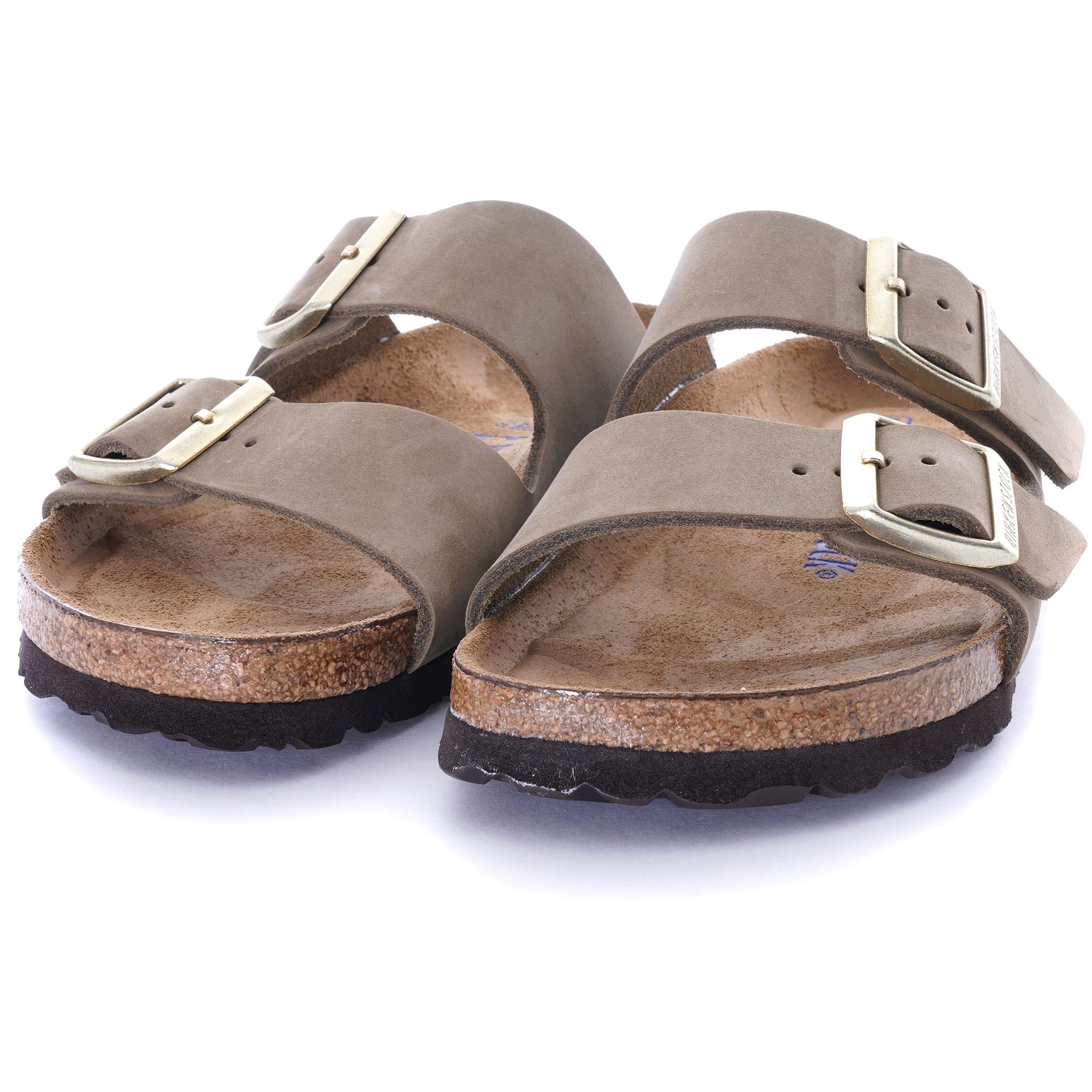 Womens Nubuck Leather Arizona Soft Footbed - Faded Khaki