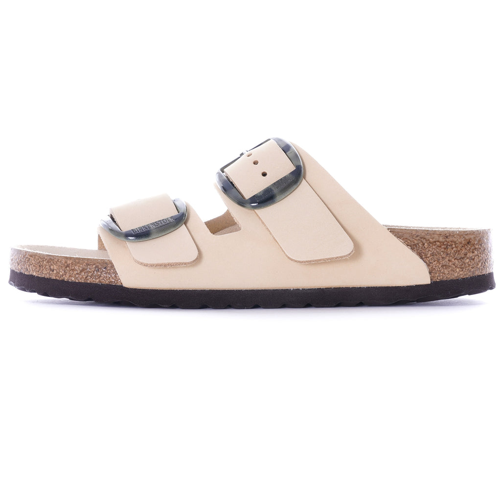 Womens Nubuck Leather Arizona Big Buckle - Almond