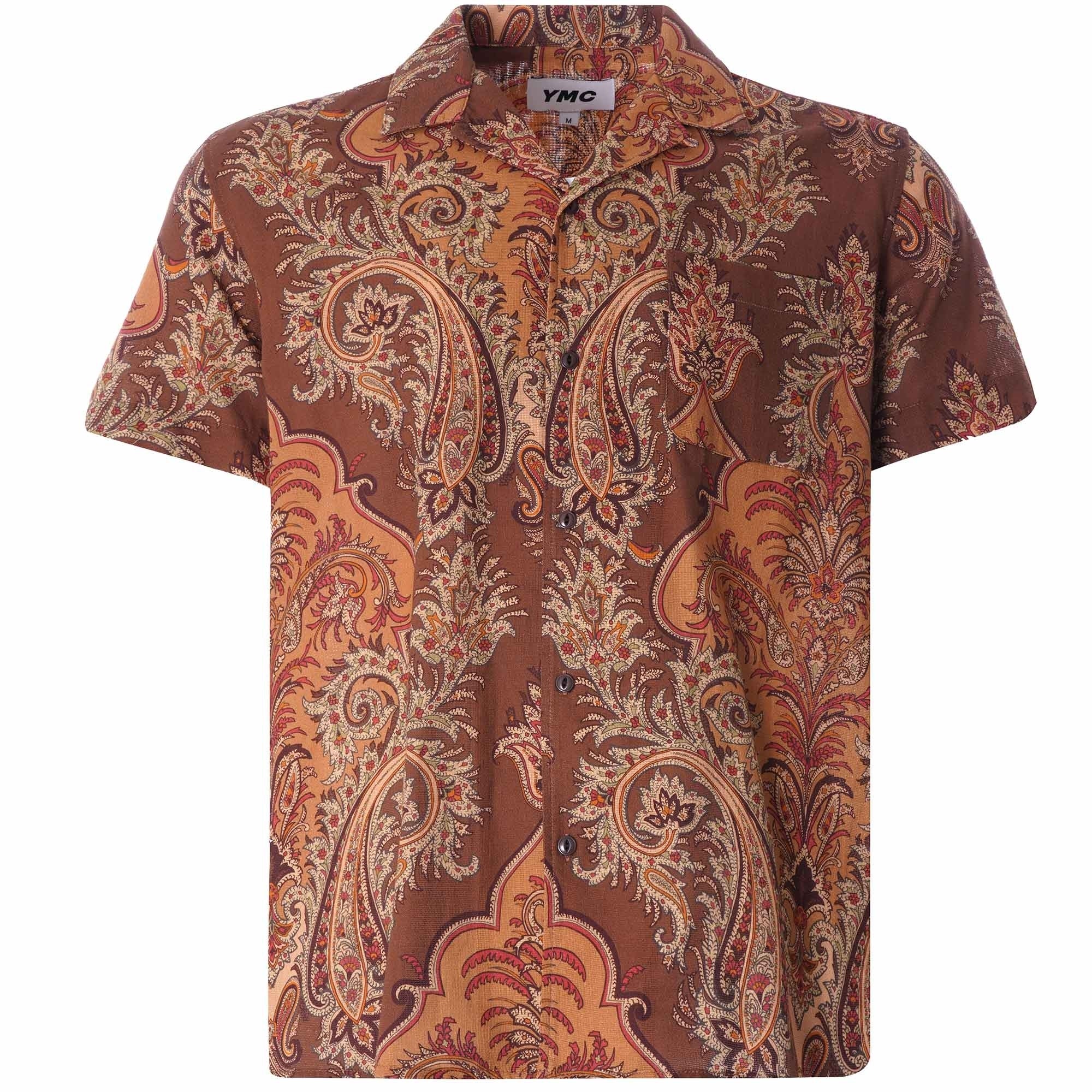 Malick Dobby Net Cotton Paisley Print Shirt - Multi