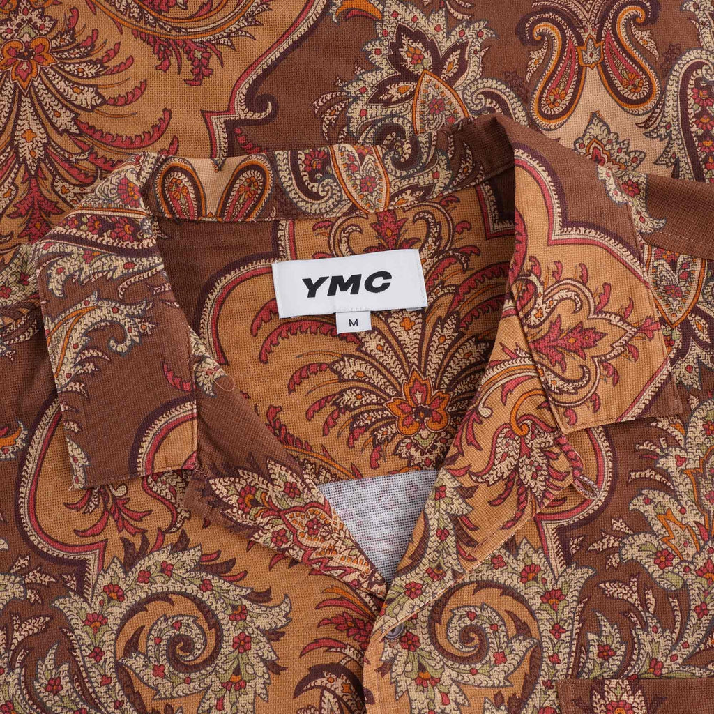 Malick Dobby Net Cotton Paisley Print Shirt - Multi