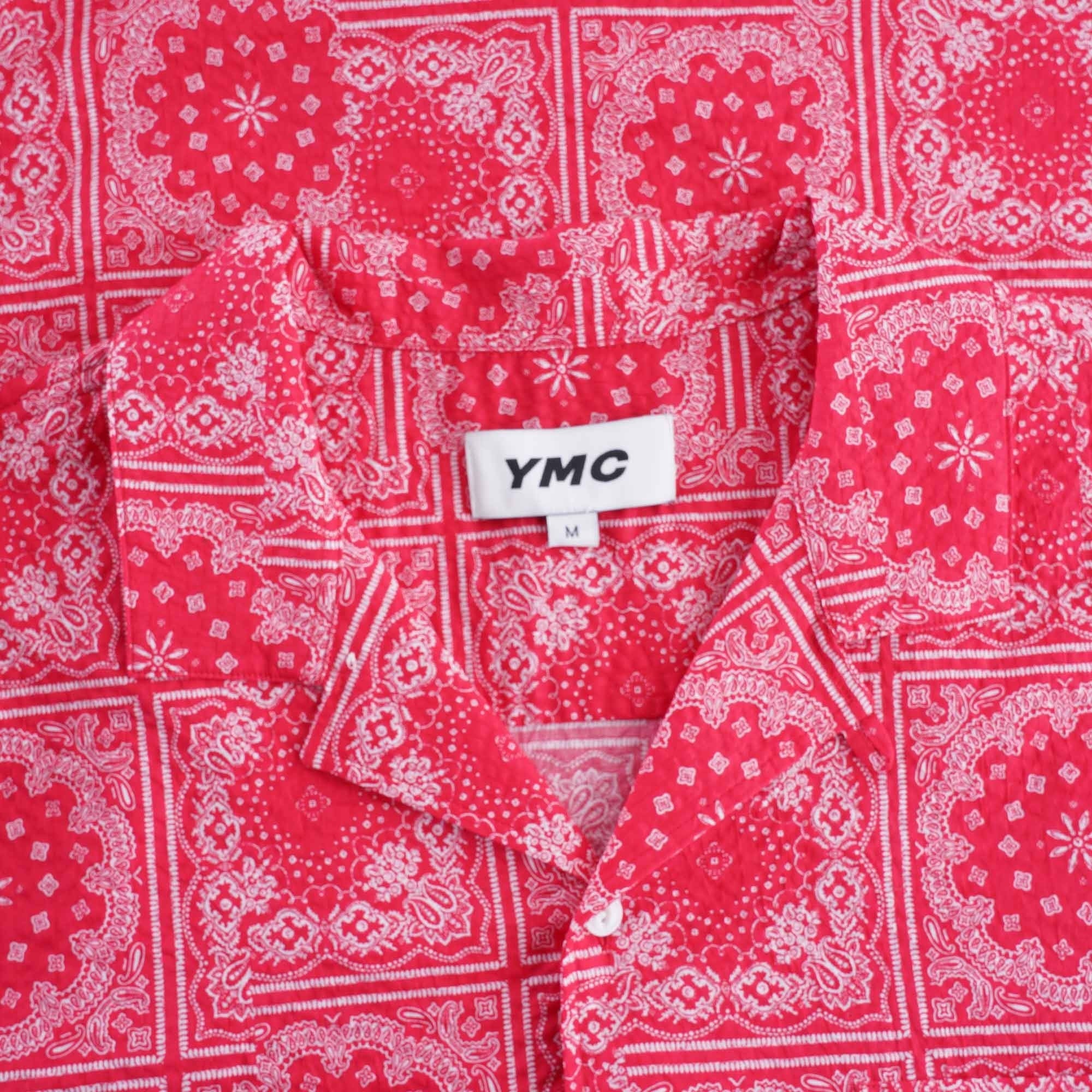 Malick Cotton Bandana Print Shirt - Red