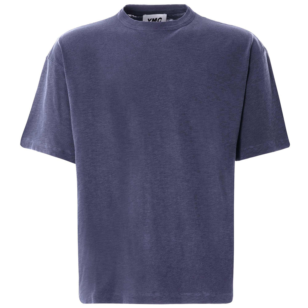 Triple Cotton Slub Jersey T-Shirt - Navy