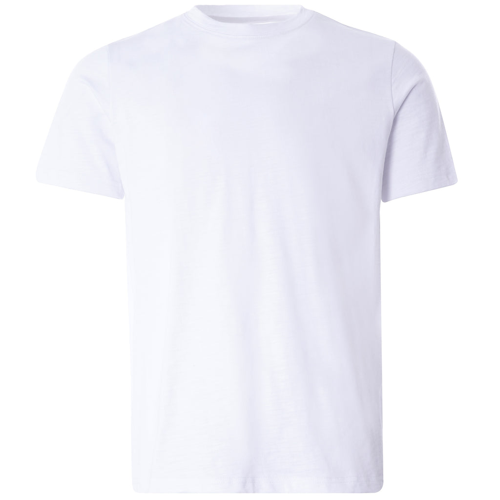 Middleton Slub Cotton T Shirt - White