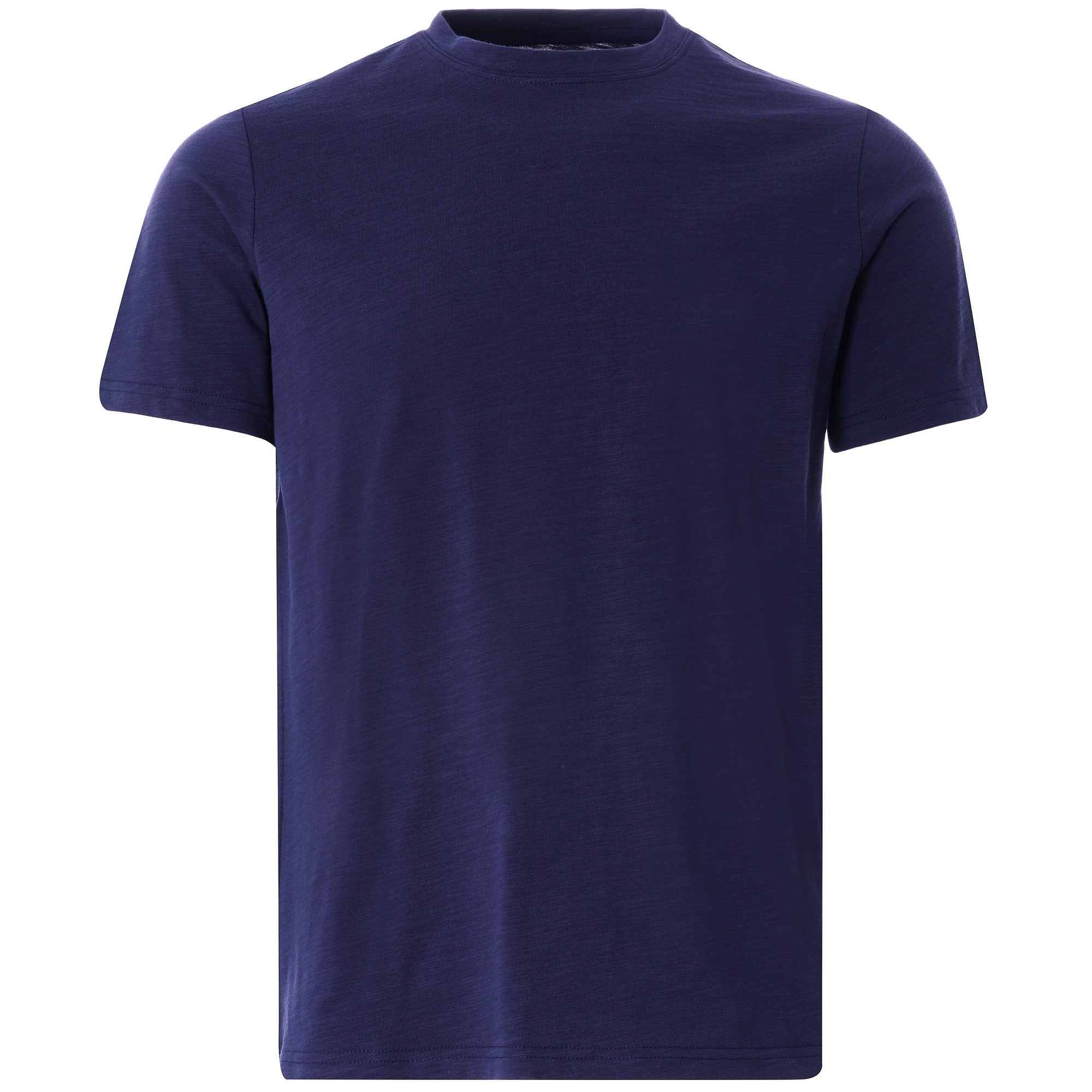 Middleton Slub Cotton T Shirt - Navy