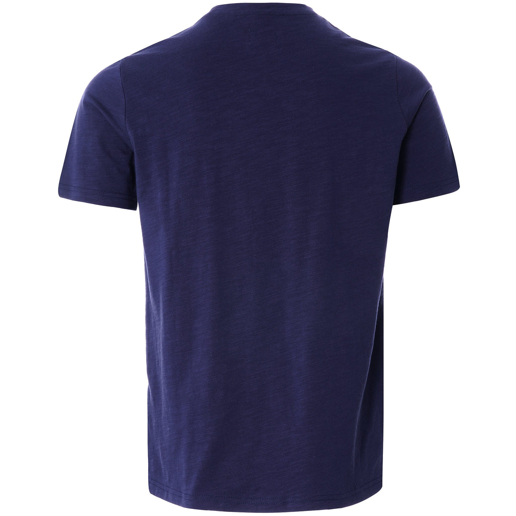 Middleton Slub Cotton T Shirt - Navy